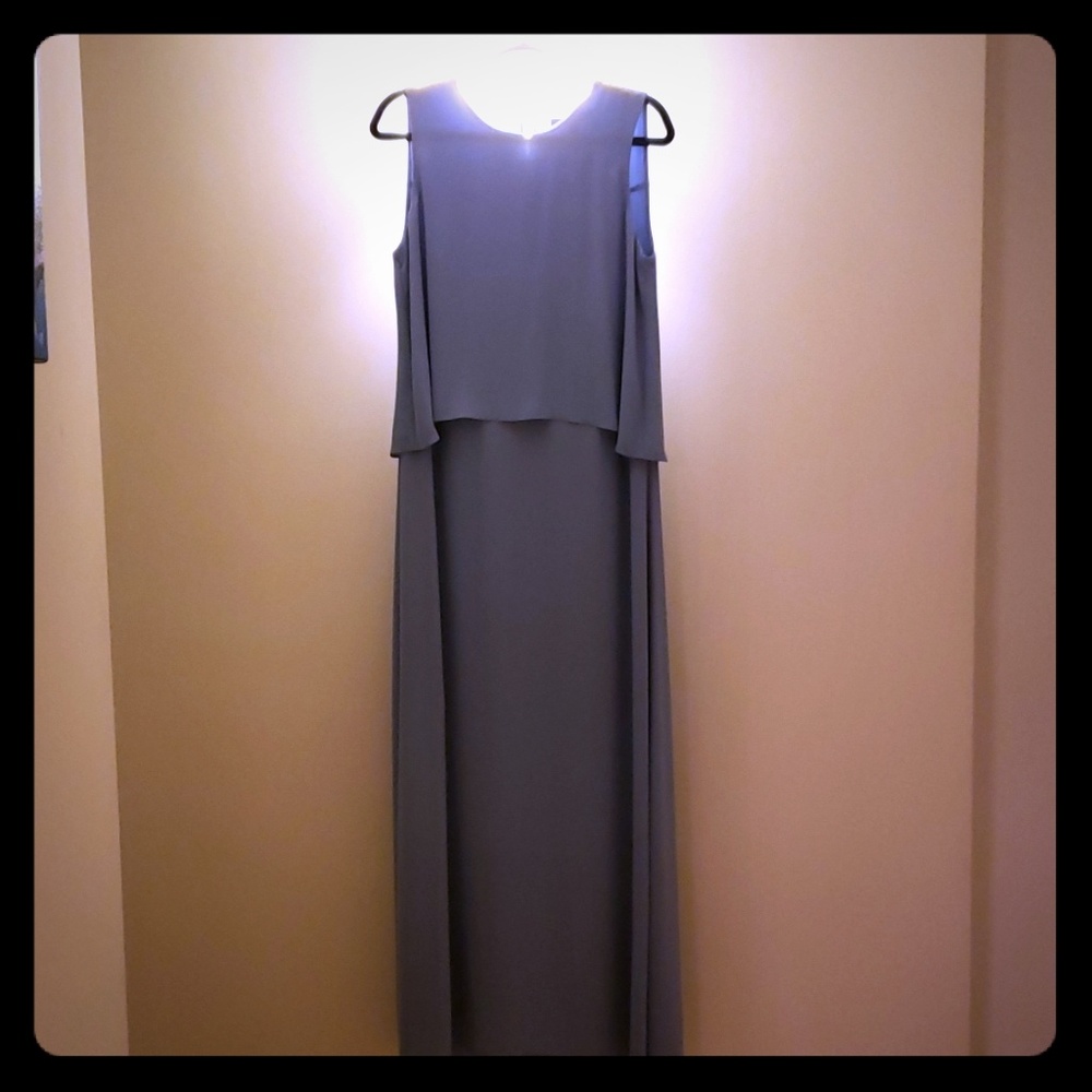 BCBGMAXAZRIA Briyana Shadowblue Dress Size 8